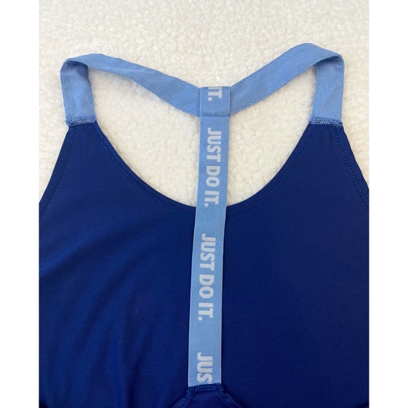 NIKE • Royal Blue Elastika Dri-Fit Racerback Tank Top, M - Picture 9 of 12